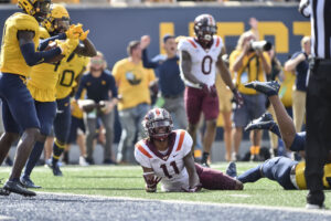 Jackie Matthews shows versality as he ascends up the ranks on WVU defense